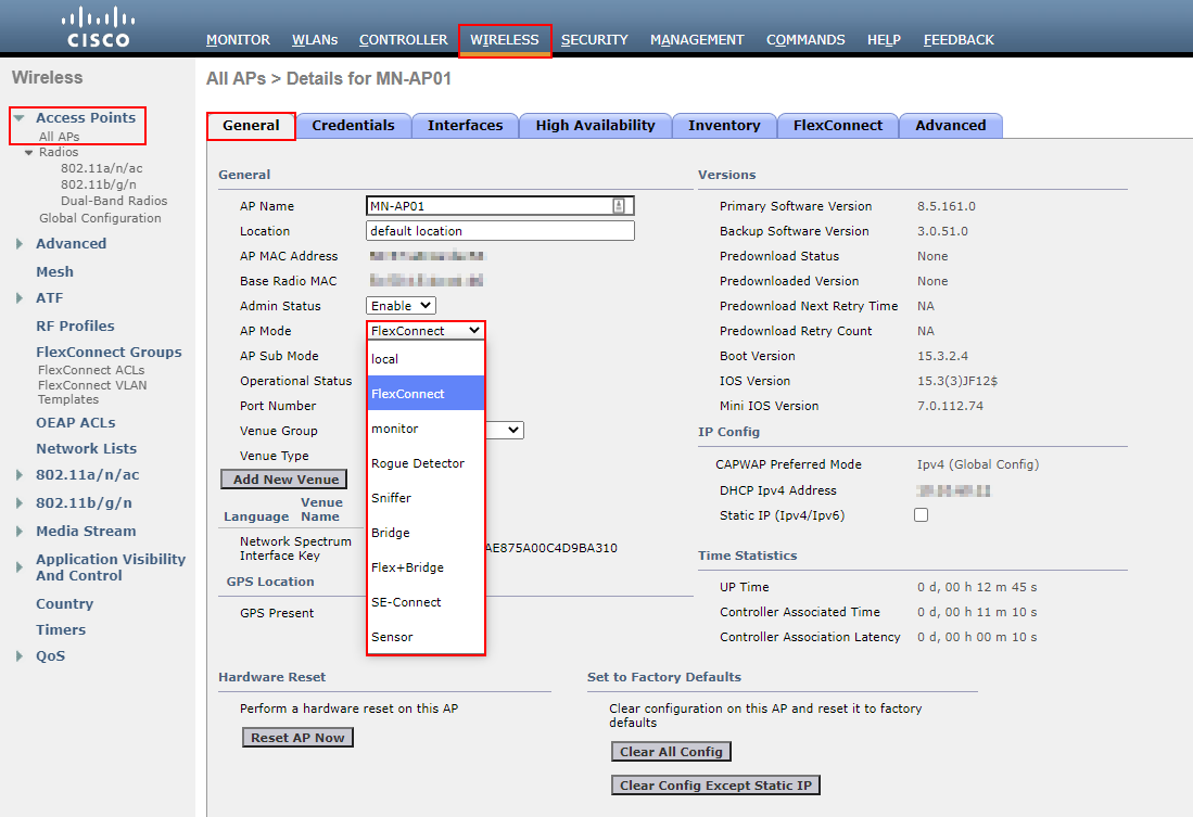 Cisco AP Modes